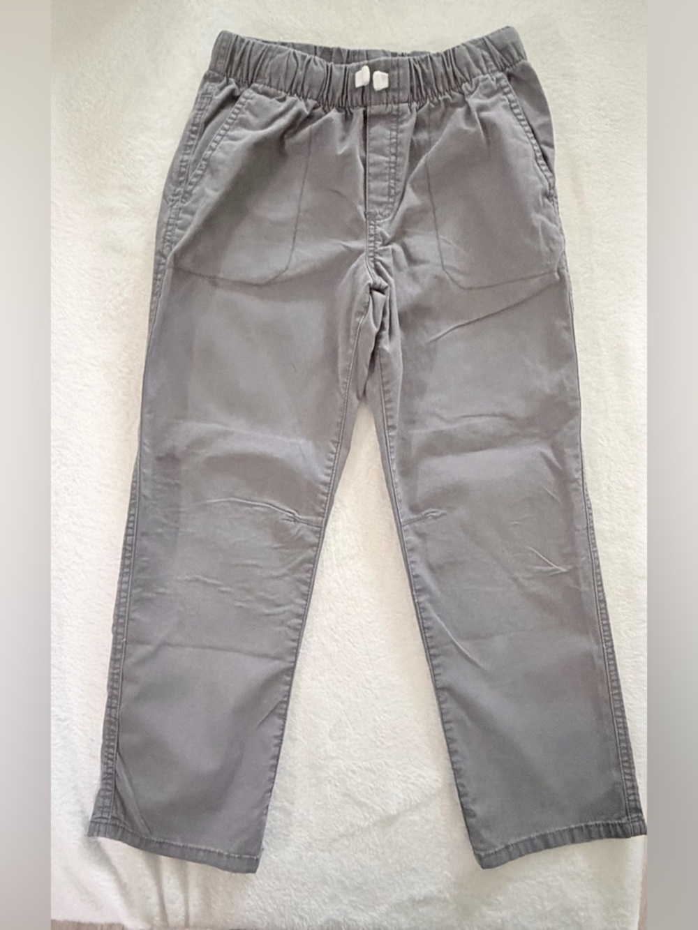 Cat & Jack kid boy  Gray Elastic Waist Chino Pants